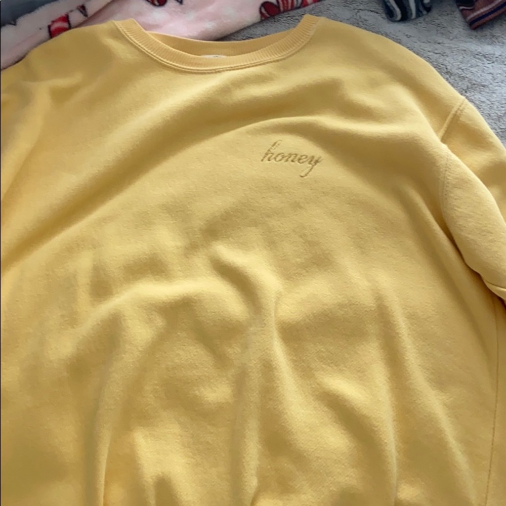 John Galt/Brandy Melville honey crewneck